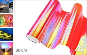 Flipflop rood tint folie